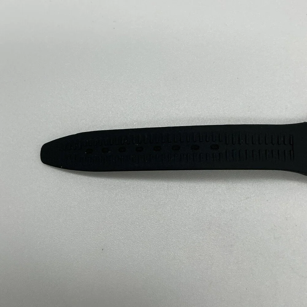 Swatch 1920 Mens Watch 34mm Black Dial Retro GB275 Swiss Analog New Battery